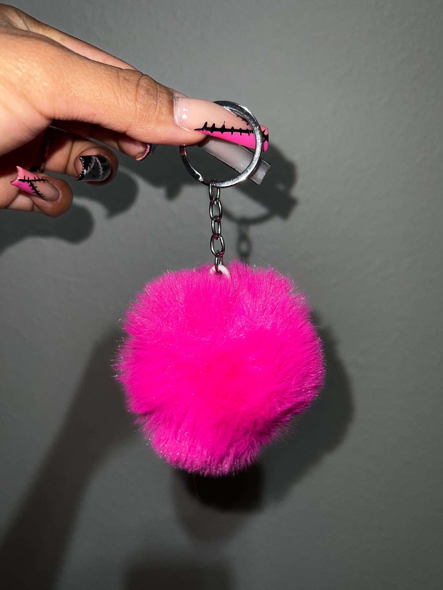 Pom Pom keychain