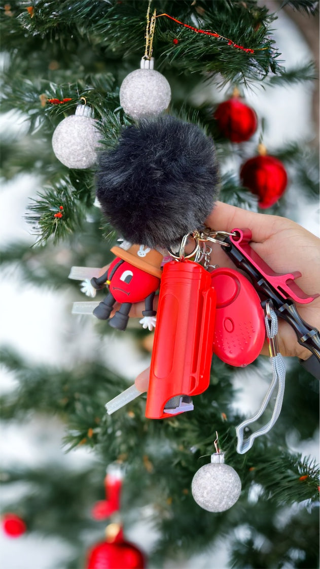Bad Bunny Safety Keychain