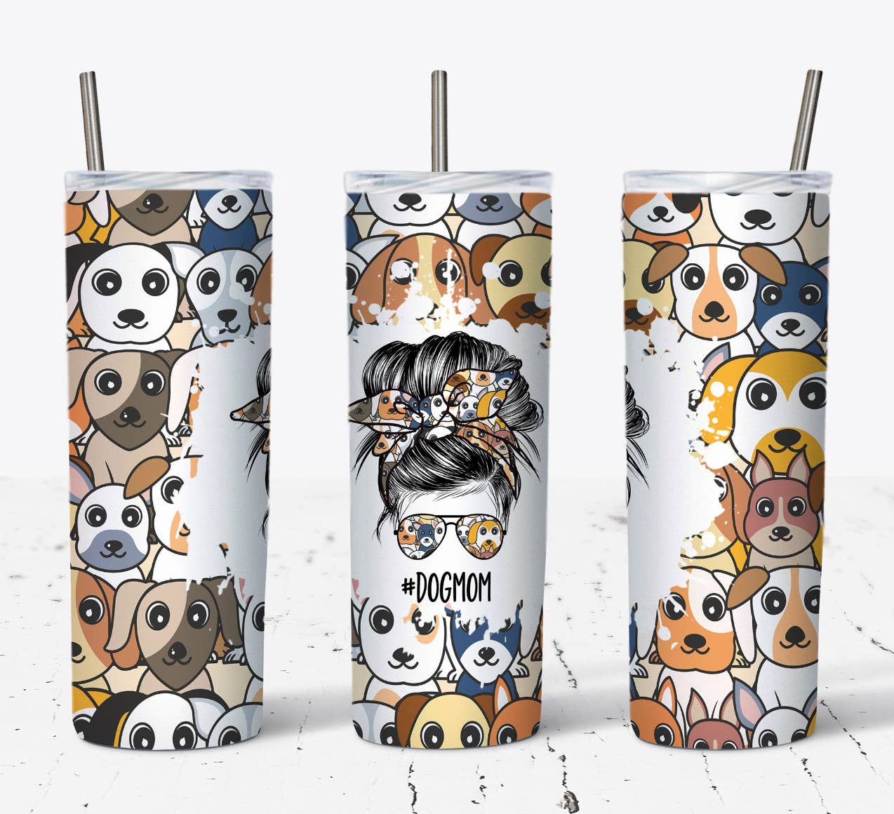 Dog Mom Tumbler