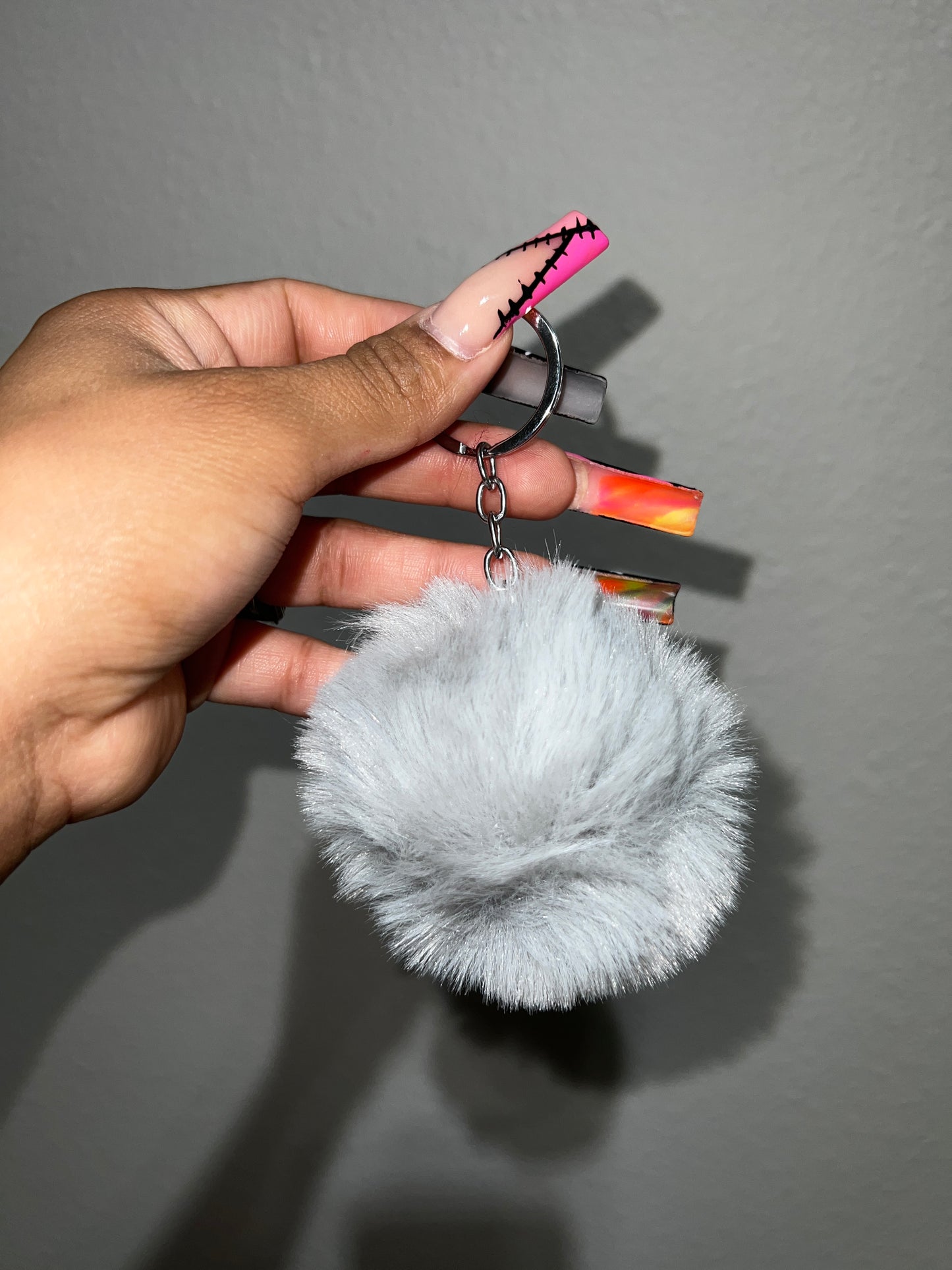 Pom Pom keychain