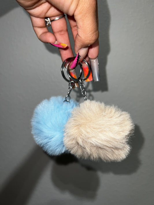 Pom Pom keychain