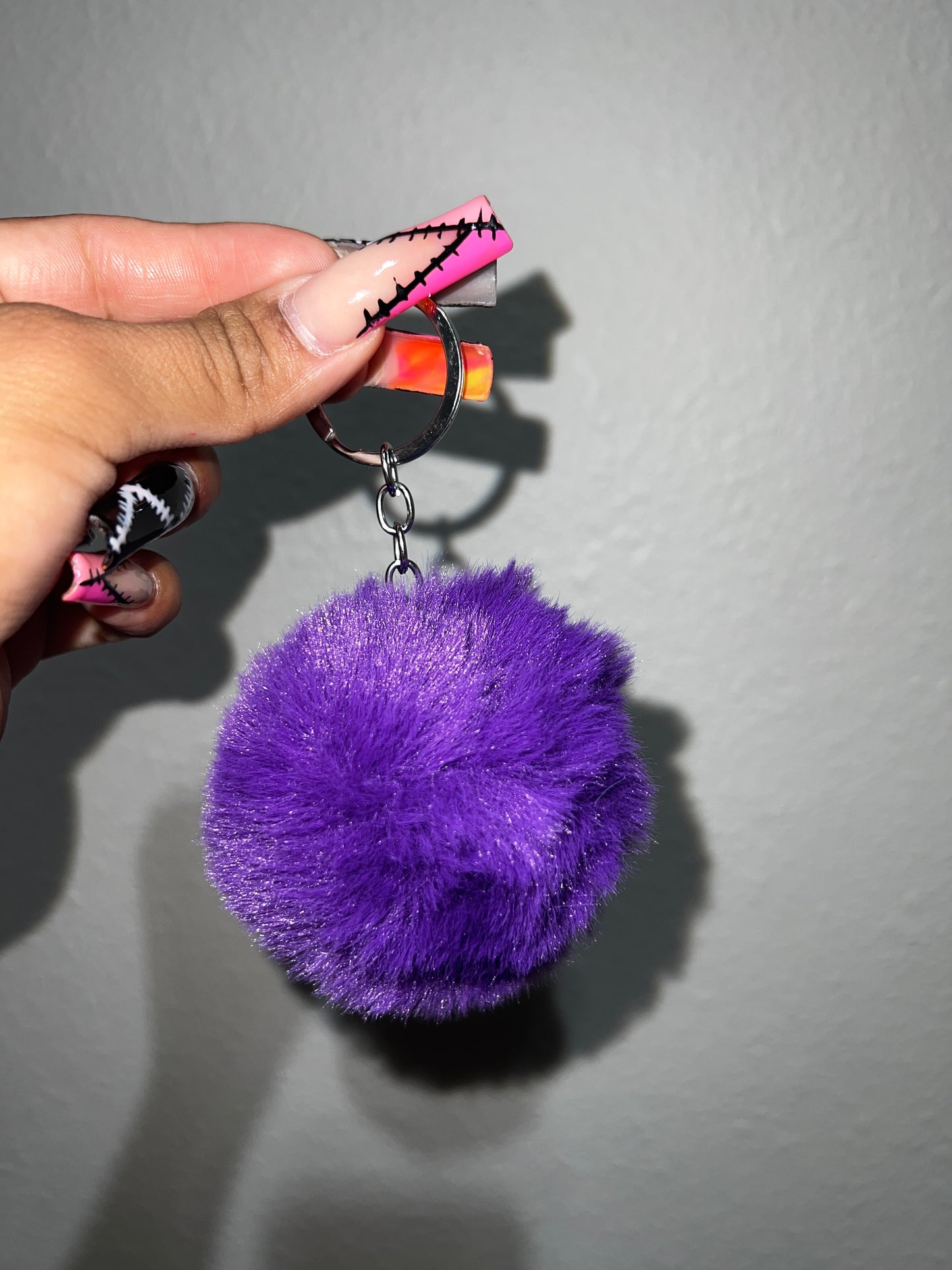 Pom Pom keychain