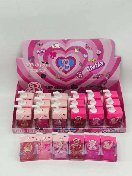 Mini Drink Lip Gloss Barbie