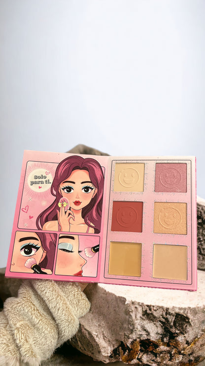 Barbie Book Blush & eyeshadow