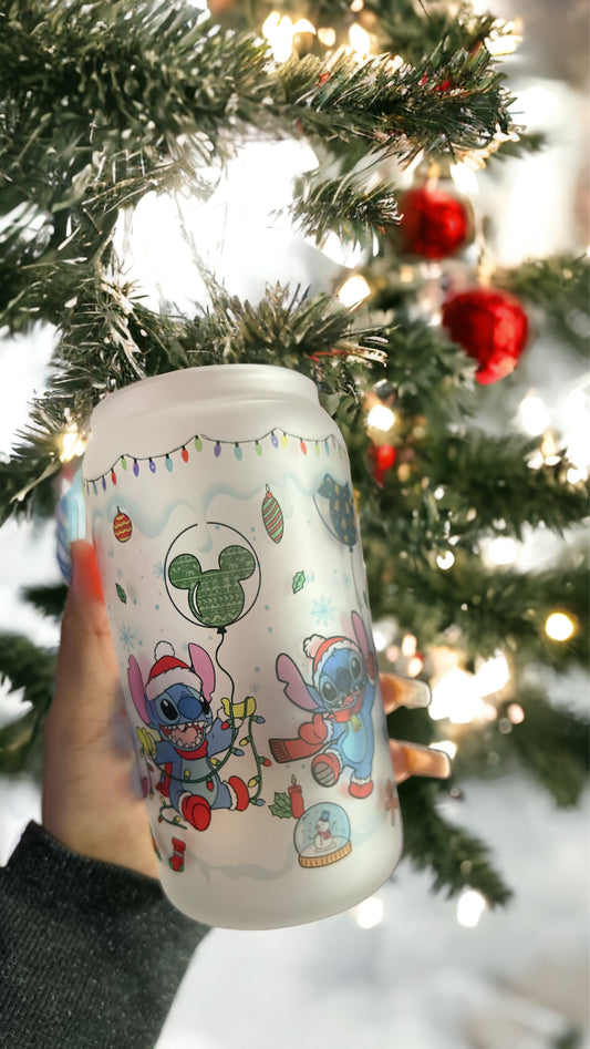 Christmas balloons stitch