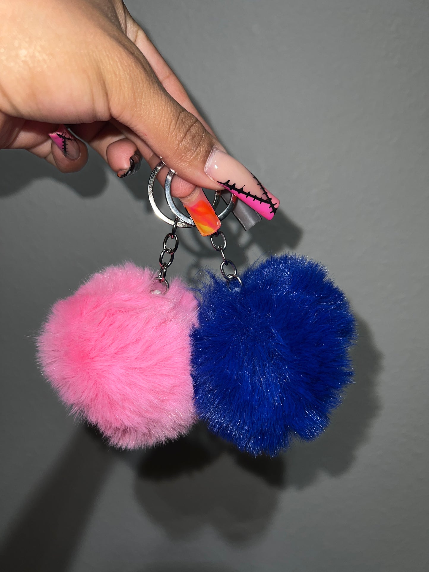 Pom Pom keychain