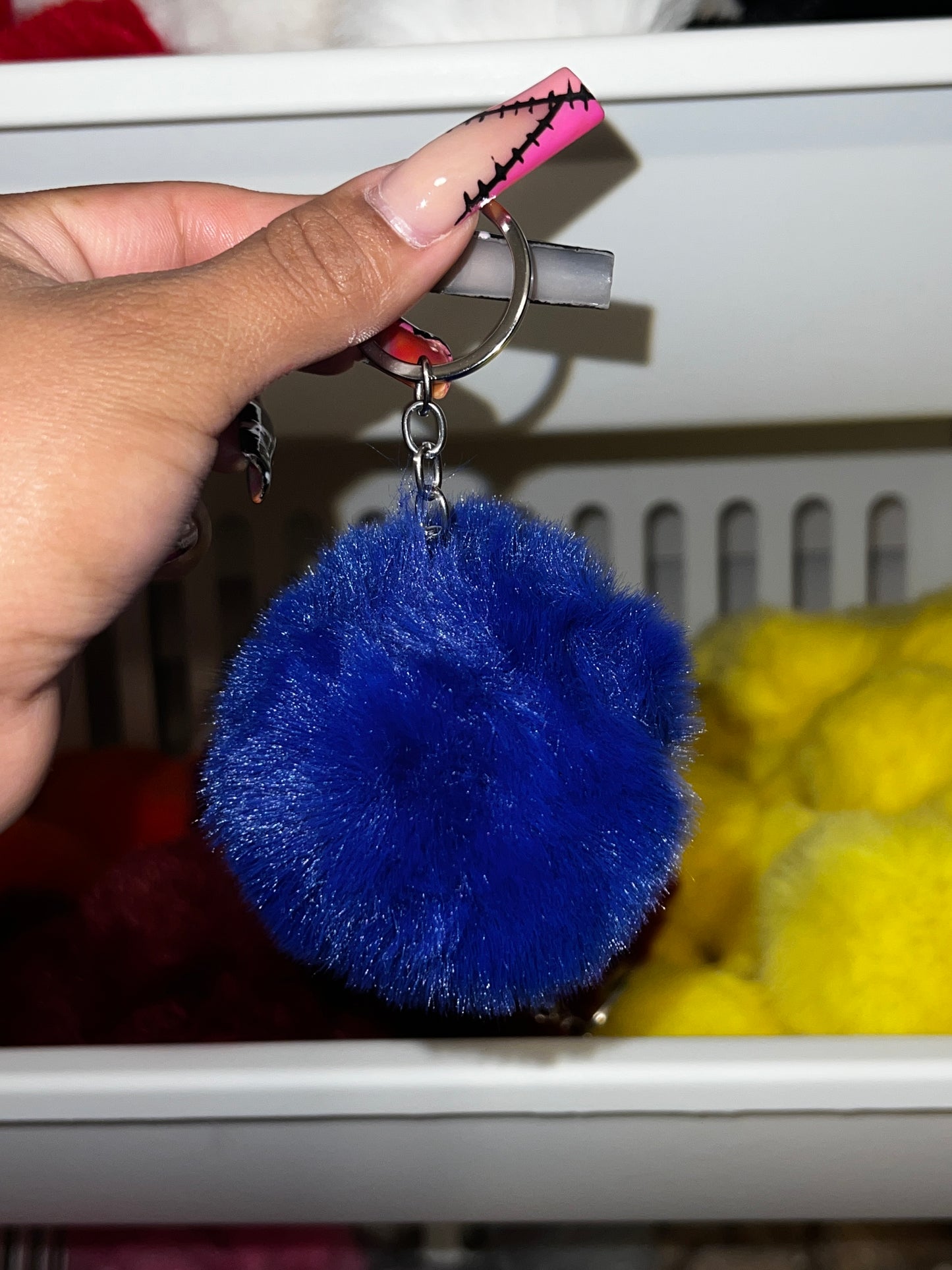Pom Pom keychain