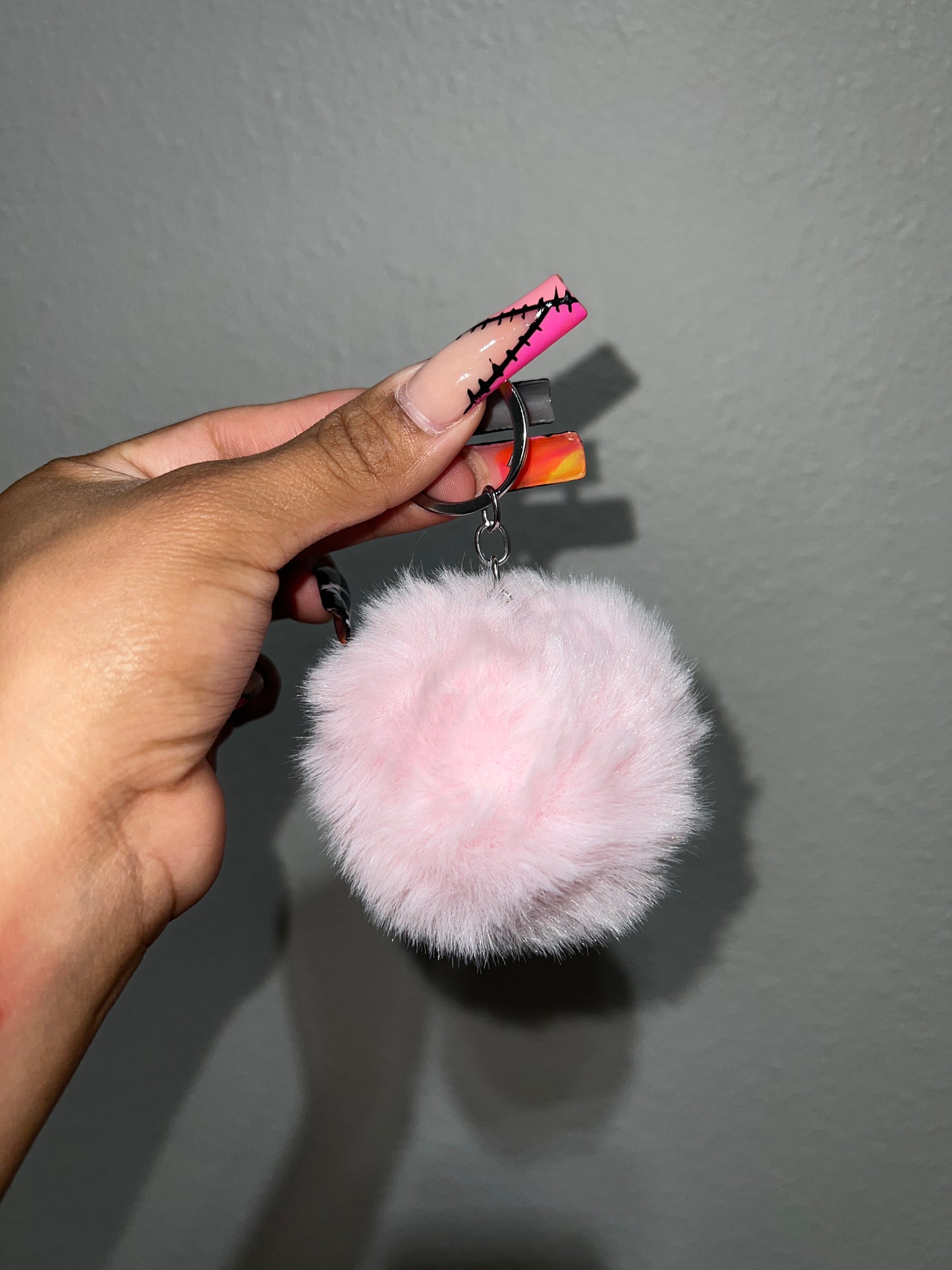 Pom Pom keychain