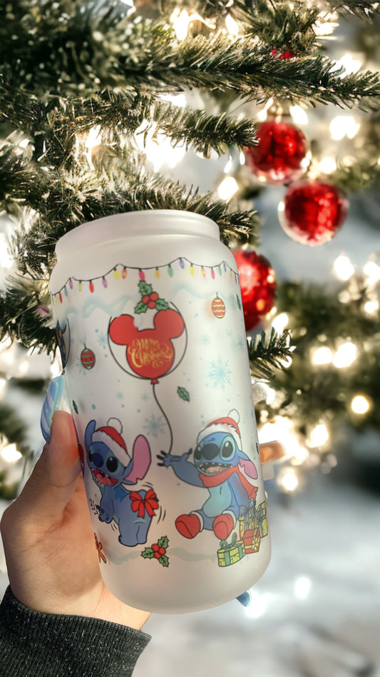 Christmas balloons stitch