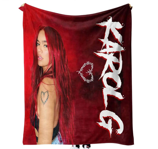Karol G Fleece Blanket