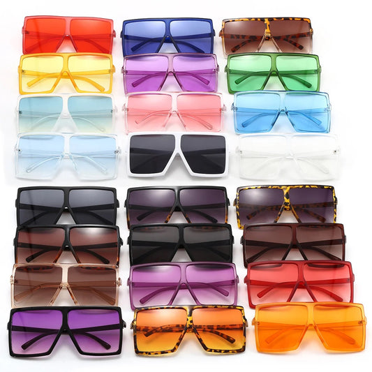 Gafas de sol con montura cuadrada grande