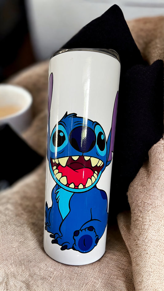 Stitch Tumbler White