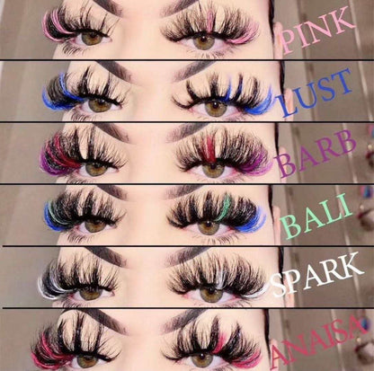 25 MM Color Lashes