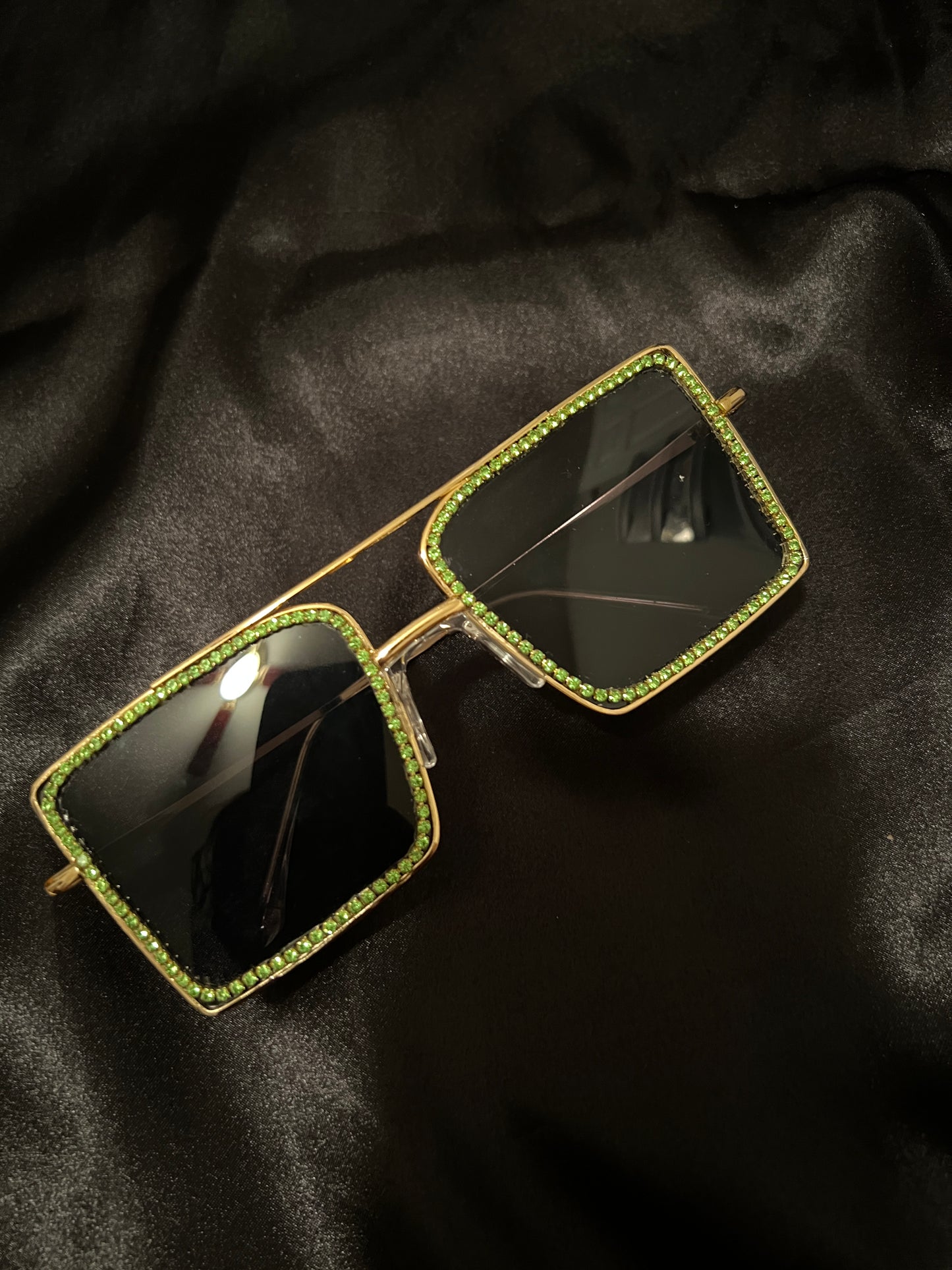 Clear Rhinestone Glasses