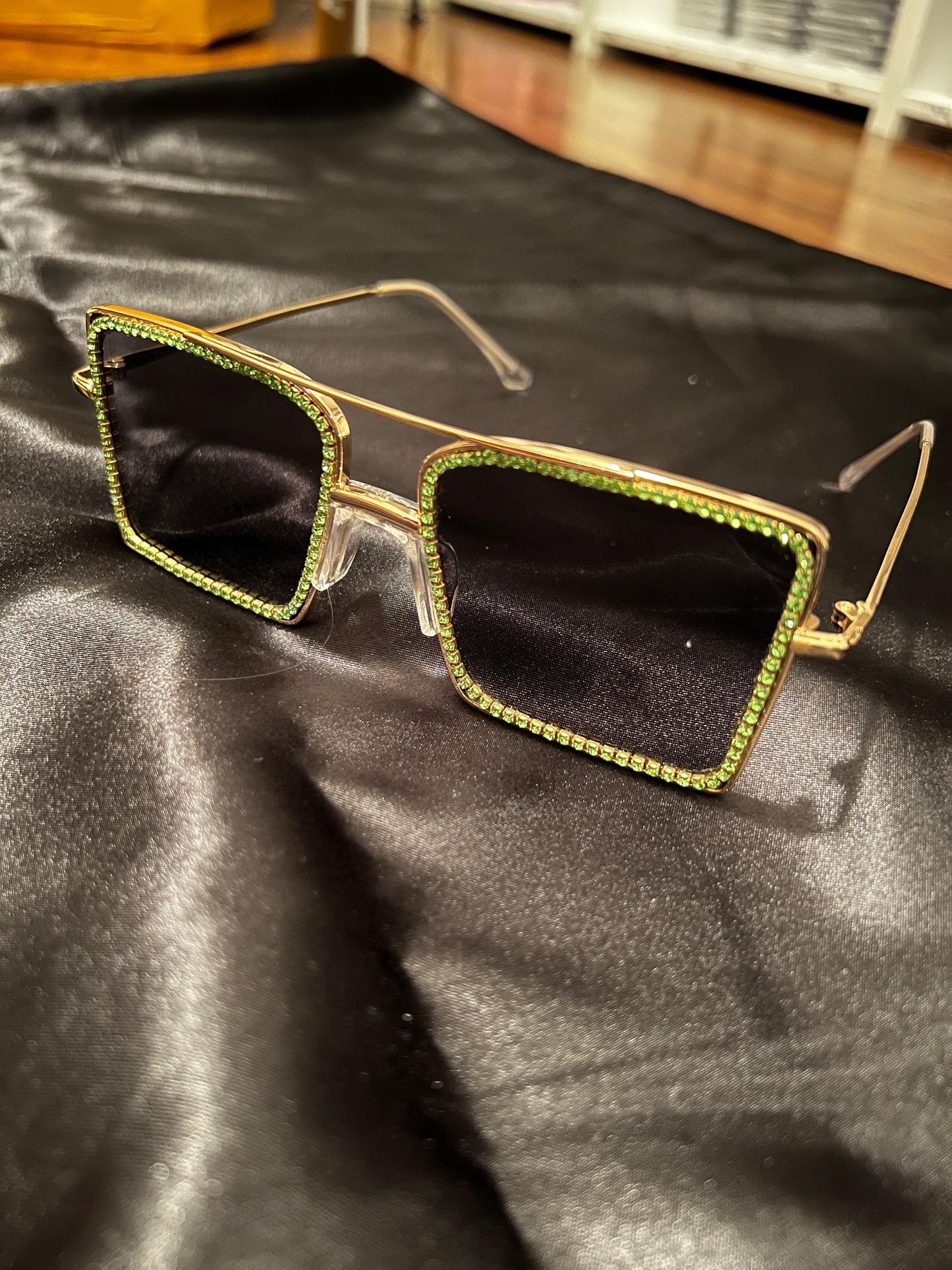 Clear Rhinestone Glasses