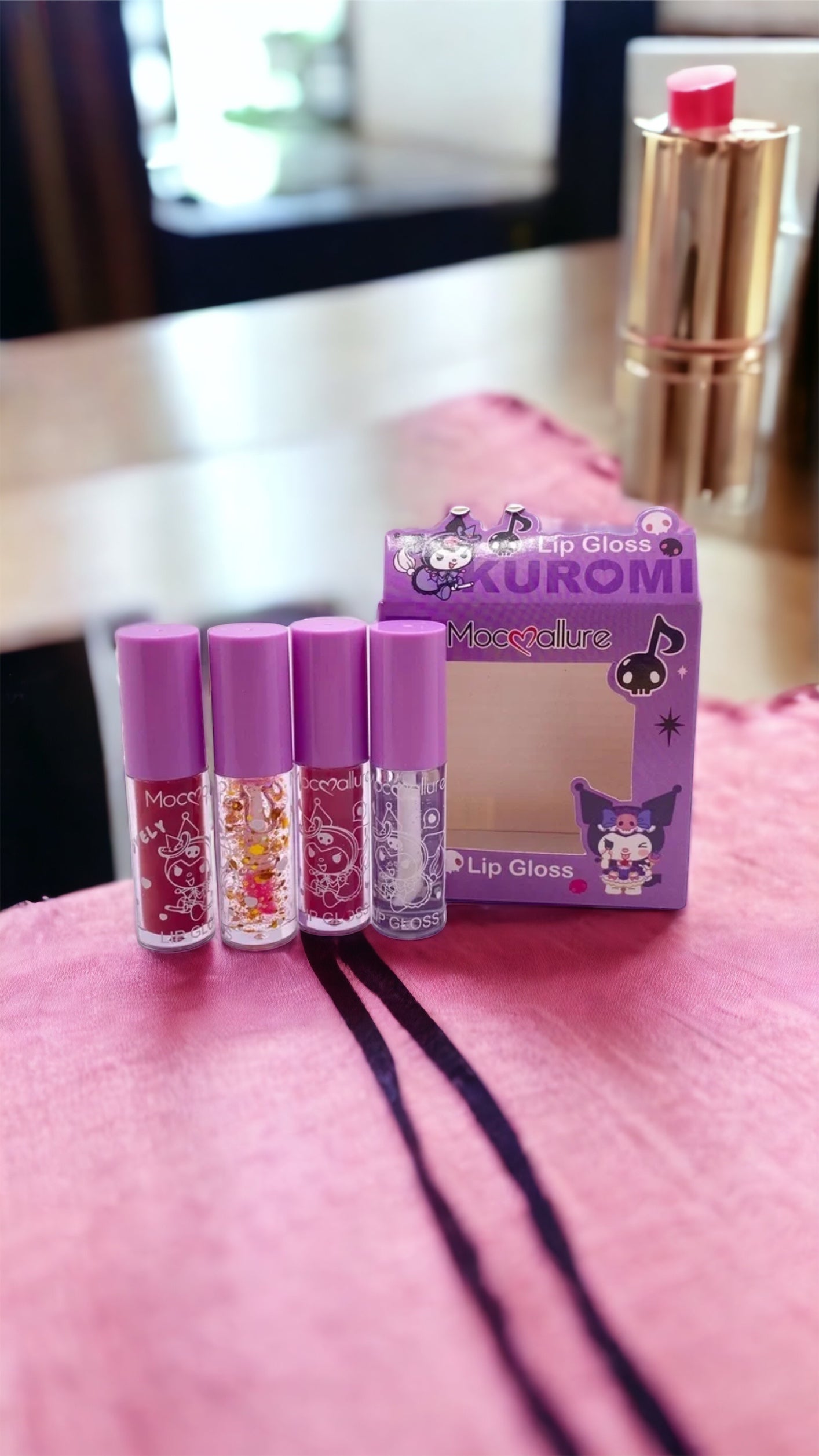 Kuromi Lip Gloss Kit