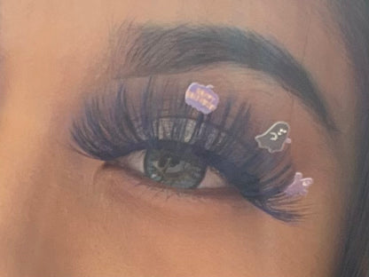 Dark Blue halloween Lashes Ghost Pumpkin - Naughty Wink