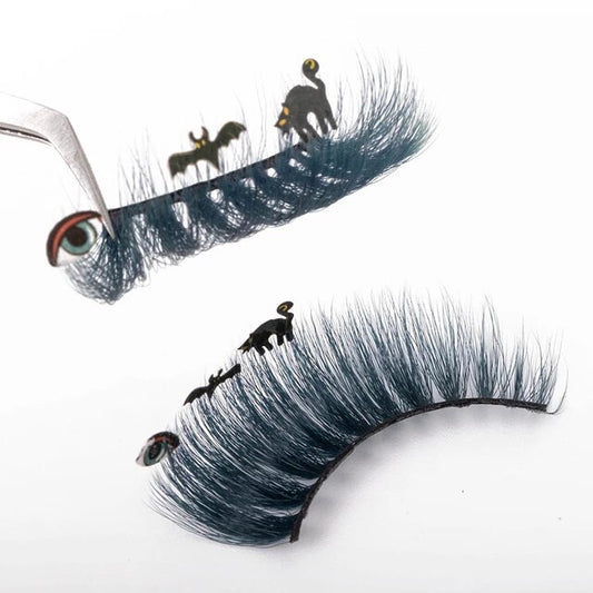 Blue Eye cat halloween lash - Naughty Wink