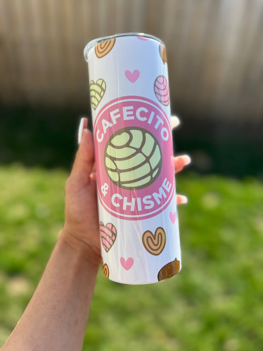 Cafecito & Chisme Tumbler